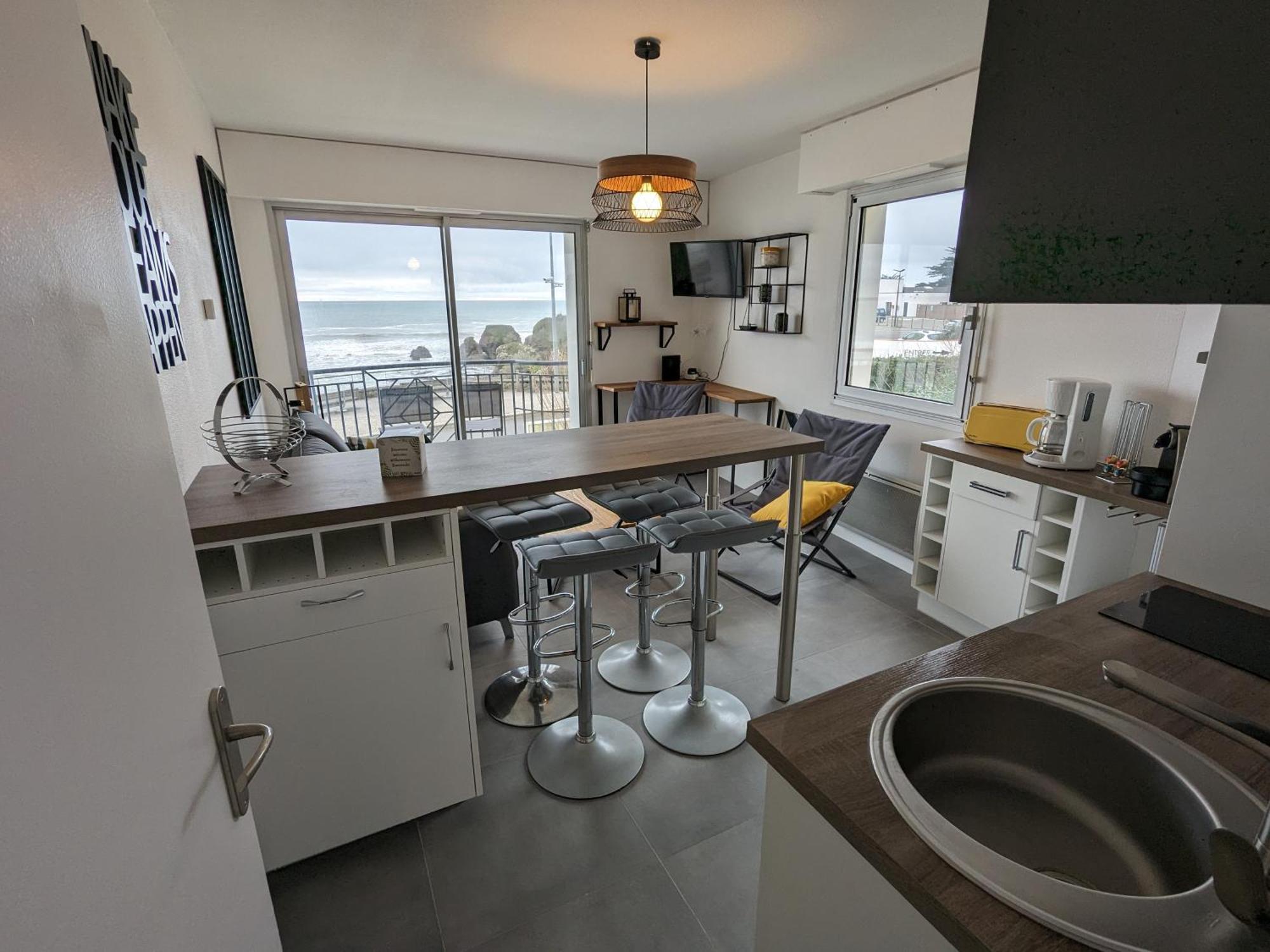 St Gilles Appartement Face Mer Saint-Hilaire-de-Riez Ngoại thất bức ảnh